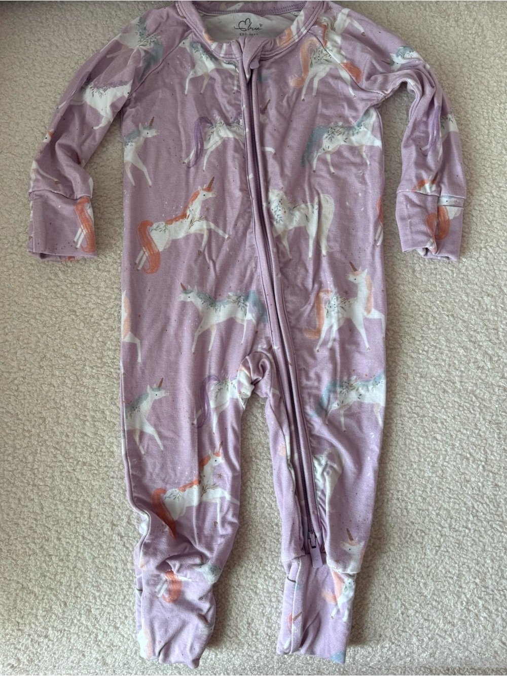 Eloise Unicorn Footed One-Piece Pajamas